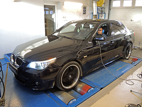 BMW E60 530xd 235LE 2 chiptuning teljesítménymérés